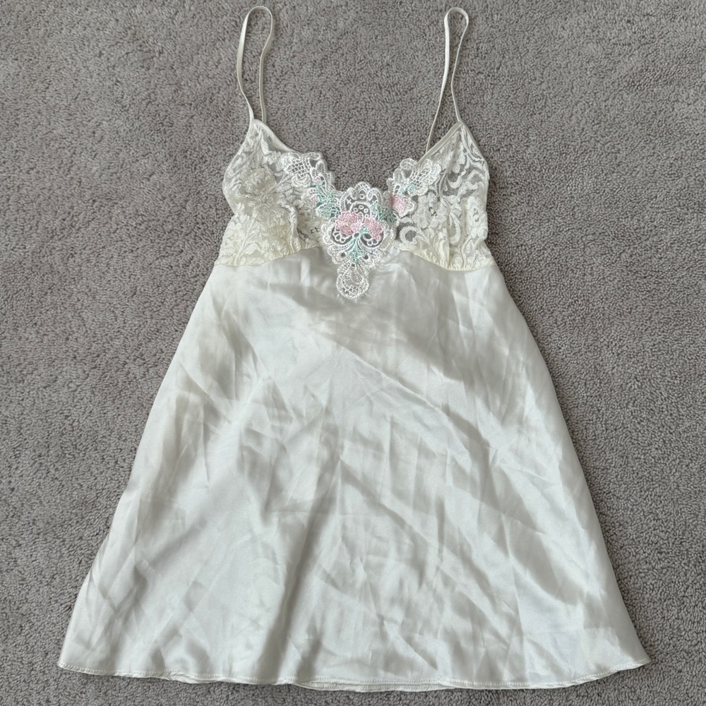 Intimo Amore Silky Babydoll Lingerie Set | Vintage Sears | Size Large